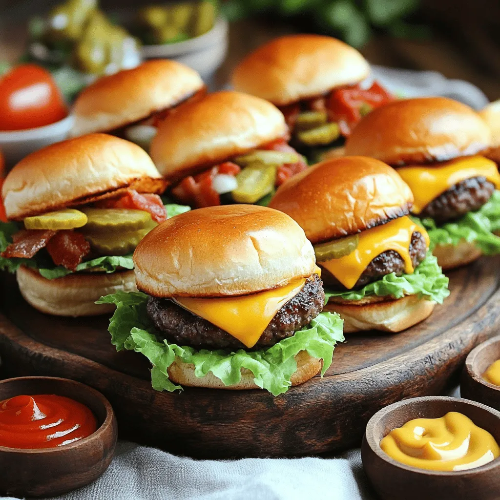 Mini Beef Bacon Cheeseburger Bites are small, tasty snacks. They pack big flavor in each bite. These bites combine juicy beef, crispy bacon, and melted cheese. They are perfect for sharing at parties or gatherings.