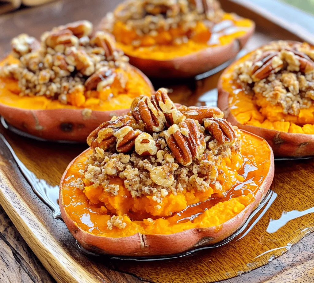 Sweet potatoes with pecan streusel topping is a delightful dish that harmonizes the natural sweetness of the potatoes with a rich, crunchy topping. This recipe has gained popularity not only for its comforting flavors but also for its vibrant presentation, making it a standout side dish during holiday gatherings and festive meals. The appeal of this dish lies not only in its taste but also in its nutritious profile, making it a favorite among health-conscious home cooks.