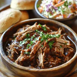 Pulled pork has long been a beloved dish in various cuisines, especially in Southern barbecue traditions where its tender, flavorful profile has captivated food lovers for generations. The concept of slowly cooking pork until it becomes fork-tender and easily shredded has transformed it into a staple for family gatherings, tailgating parties, and casual weeknight dinners. Among the myriad of pulled pork recipes, one stands out for its delectable balance of flavors: Sweet and Smoky Pulled Pork Delight. This recipe not only embodies the essence of traditional pulled pork but also elevates it with a unique twist that combines sweetness with a hint of smoky richness.