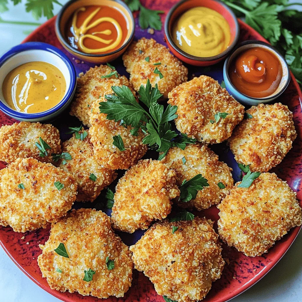 When making air fryer chicken nuggets, you need simple and fresh ingredients. Here’s what you need to gather.