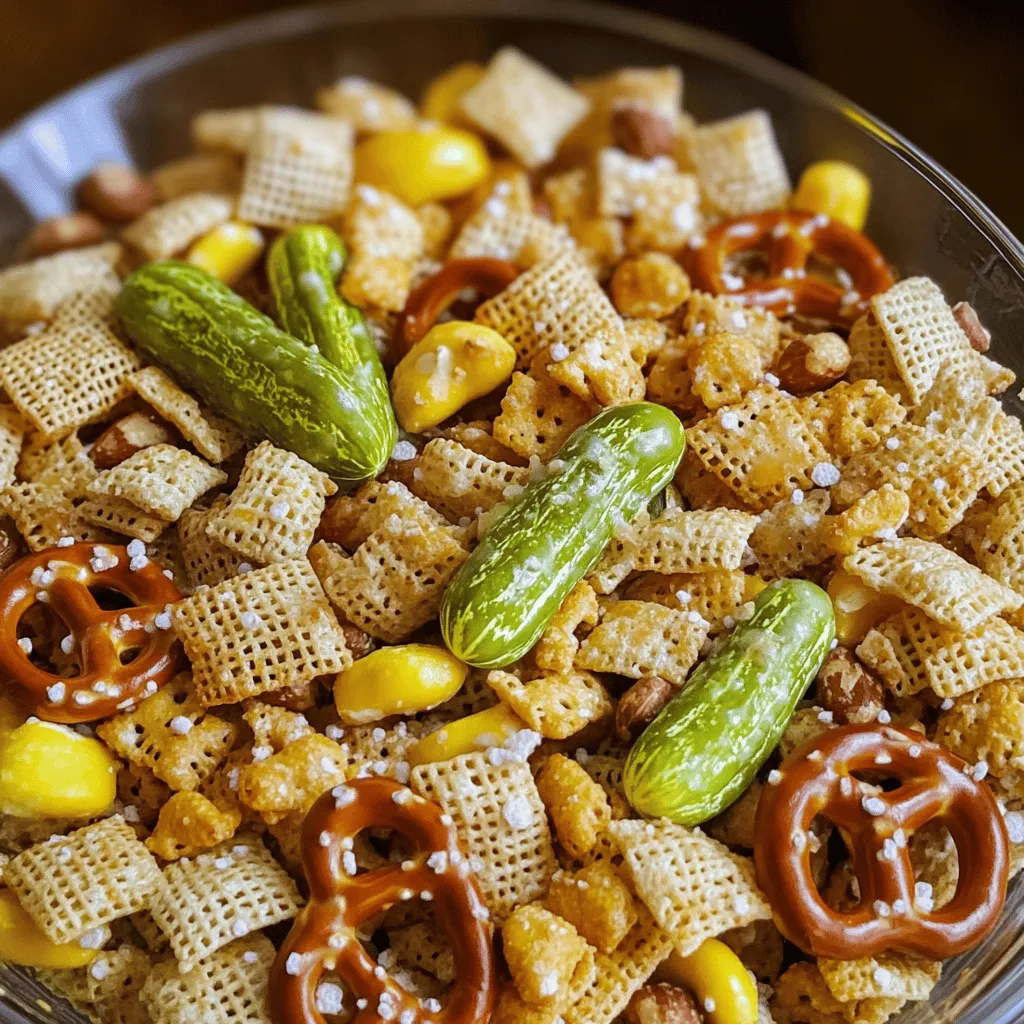 Dill Pickle Chex Mix is fun and easy to make. The right ingredients create the best flavor.