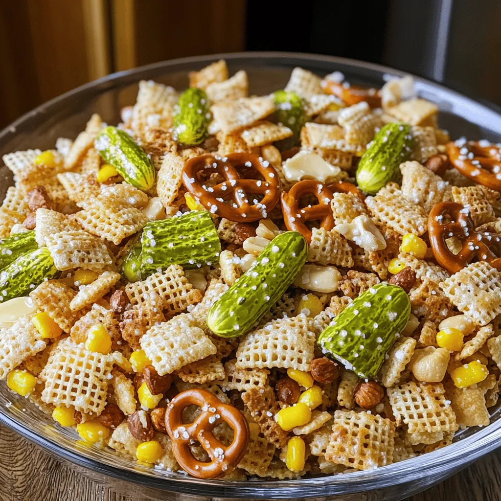 Dill Pickle Chex Mix is fun and easy to make. The right ingredients create the best flavor.