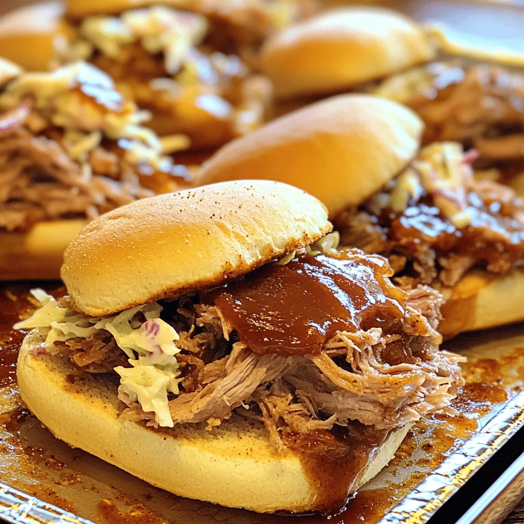 The main ingredient for oven roasted pulled pork is pork shoulder. This cut has the right fat and meat ratio for great flavor. You want a boneless piece weighing about 4-5 pounds.