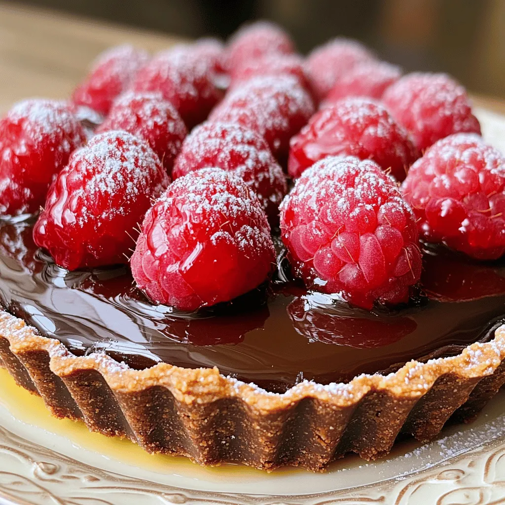 To make a chocolate raspberry tart, you need key ingredients. Each ingredient plays a big role in taste and texture. Let’s break it down.