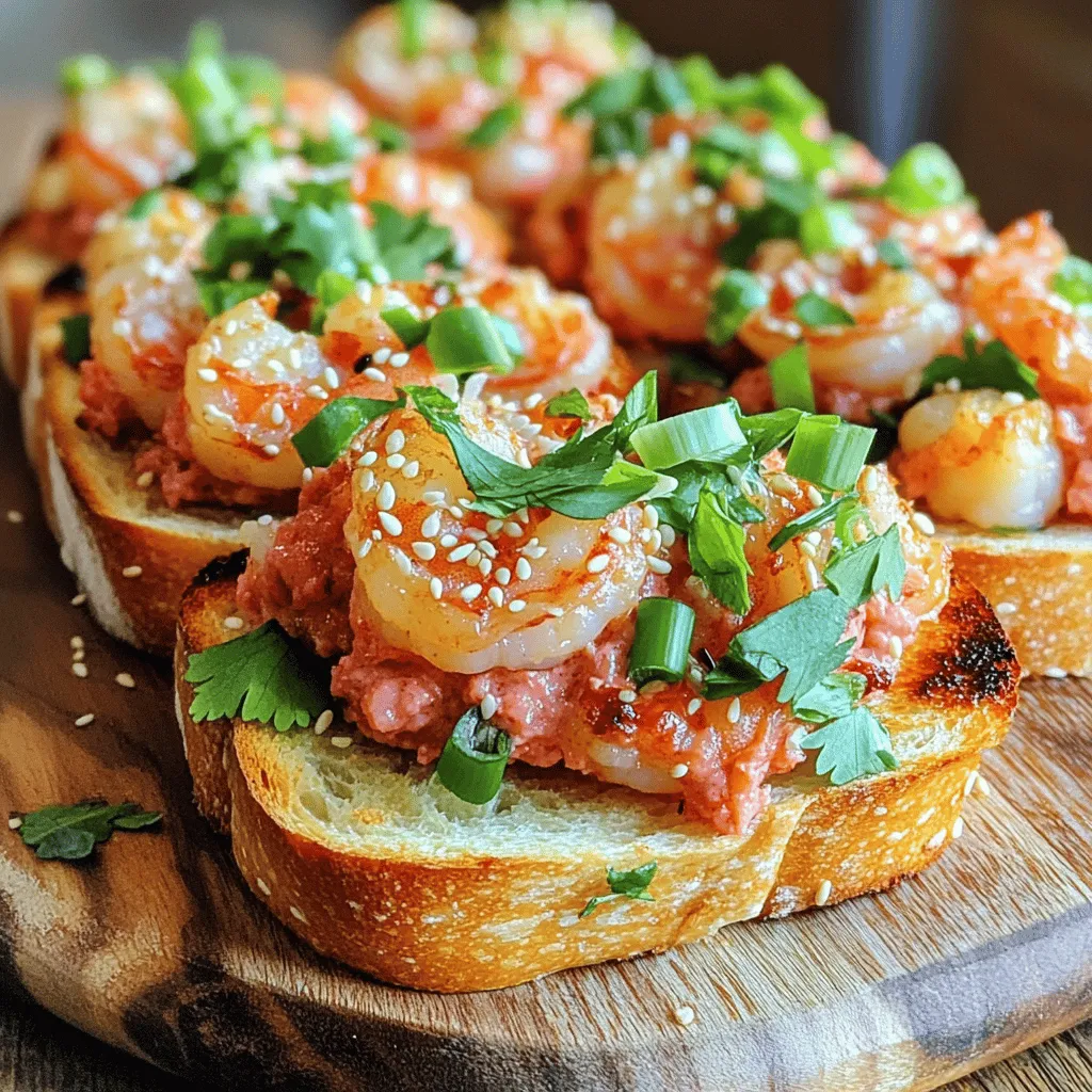 The main shrimp toast ingredients are fresh shrimp, bread, and some tasty seasonings. For the shrimp, I recommend using wild-caught shrimp. They have better flavor and texture. Always peel and devein them before cooking.