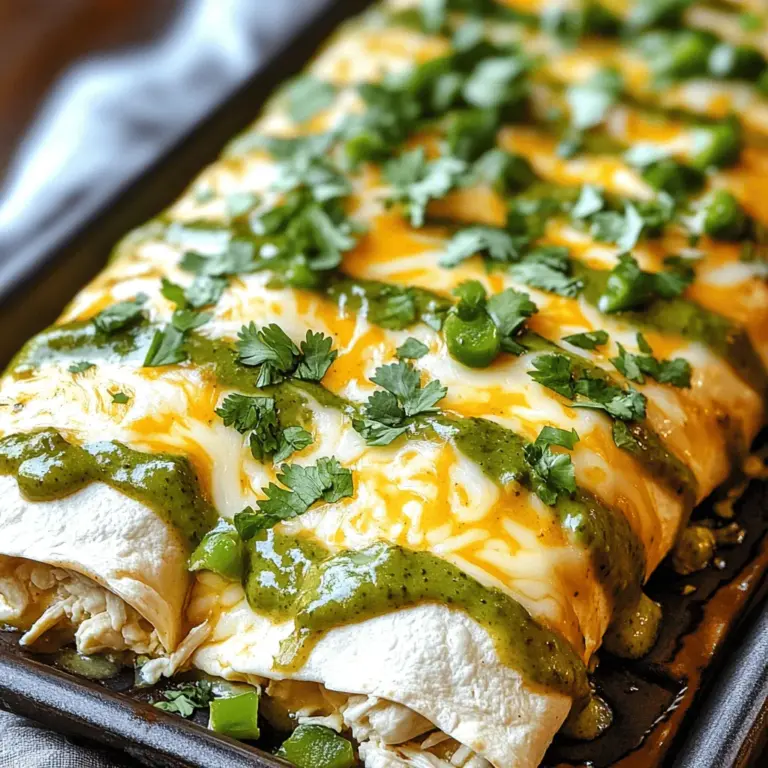 Enchiladas are a beloved staple in Mexican cuisine, cherished for their versatility and rich flavors. Traditionally, these rolled tortillas are filled with meat, cheese, or vegetables, then topped with a savory sauce. Among the many variations, Creamy White Chicken Enchiladas stand out as a delightful twist that elevates the dish into a realm of creamy comfort food that is perfect for any occasion. This dish has gained immense popularity for its rich and smooth texture, making it a favorite among families and gatherings.