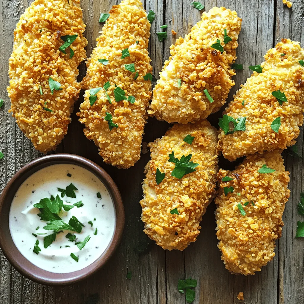 Crack Chicken Tenders are simple yet packed with flavor. The main star is the chicken tenders. You need one pound of fresh chicken tenders. These are juicy and cook fast, making them perfect for a family meal.