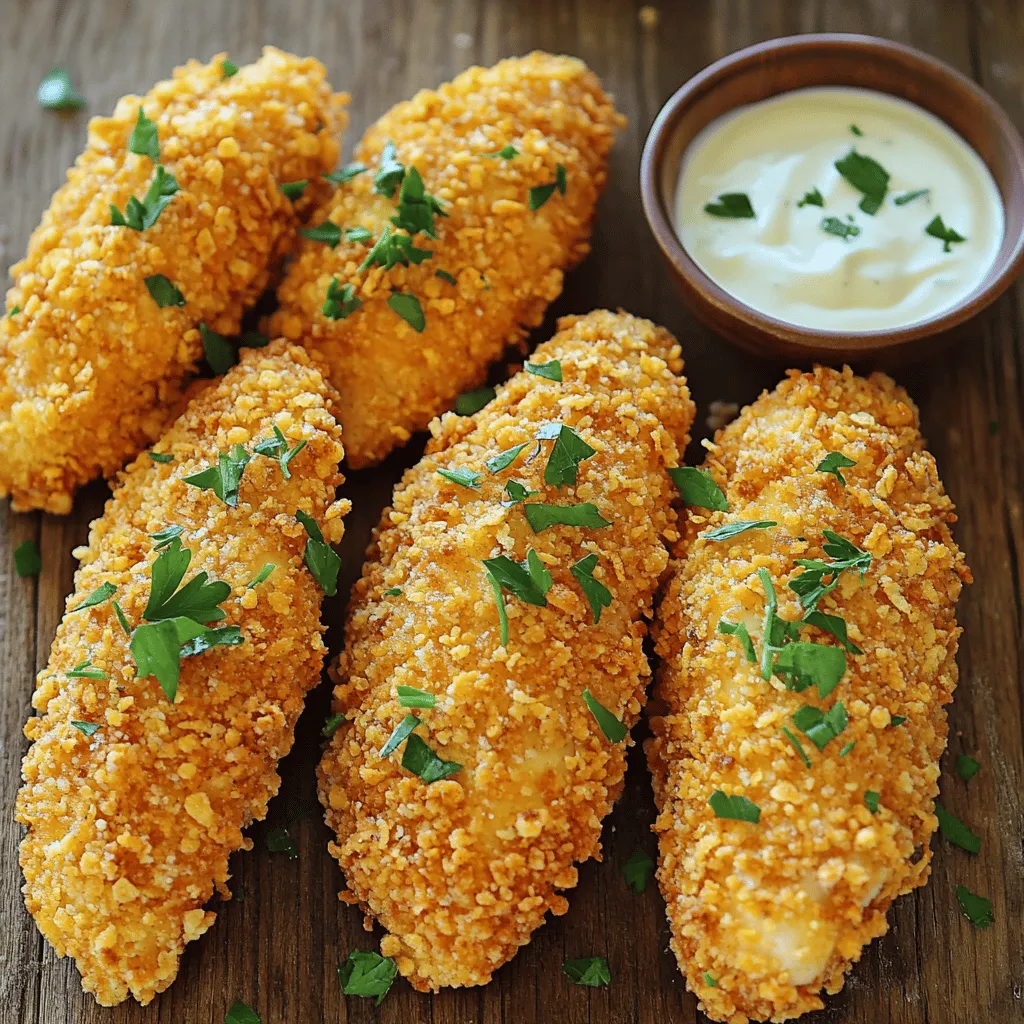 Crack Chicken Tenders are simple yet packed with flavor. The main star is the chicken tenders. You need one pound of fresh chicken tenders. These are juicy and cook fast, making them perfect for a family meal.