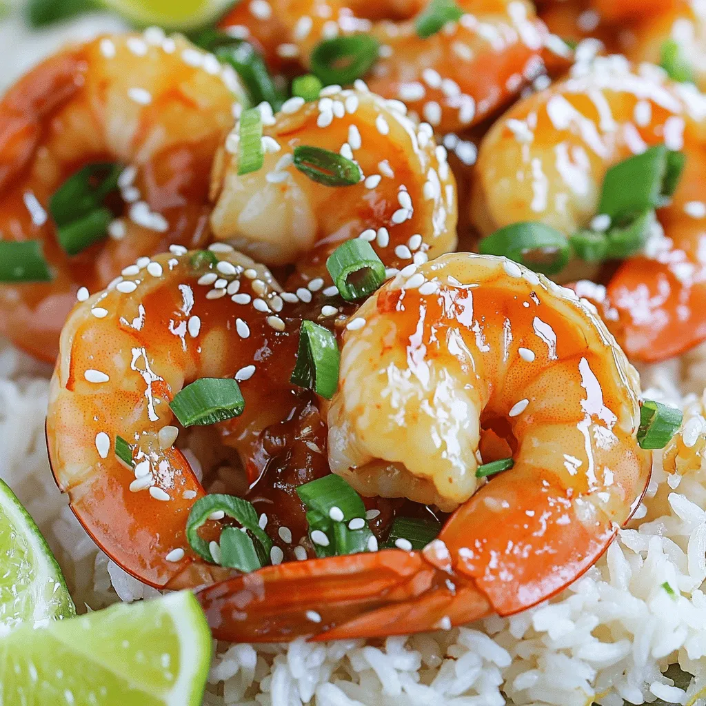 For a great honey sriracha shrimp recipe, you need a few key ingredients. Start with one pound of large shrimp. The shrimp must be peeled and deveined for easy cooking. You’ll also need two tablespoons of honey and two tablespoons of Sriracha sauce. These give the dish its sweet and spicy kick.