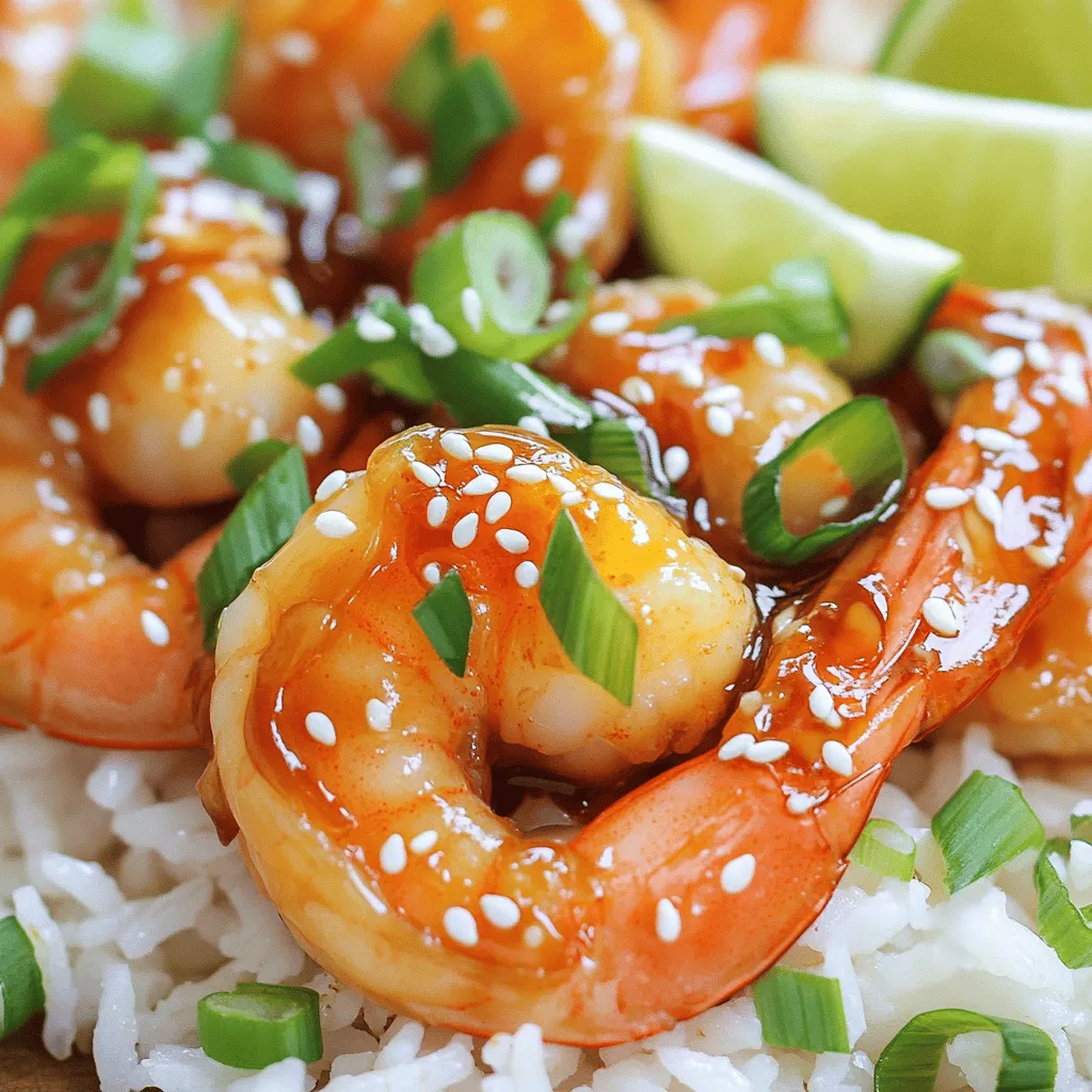 For a great honey sriracha shrimp recipe, you need a few key ingredients. Start with one pound of large shrimp. The shrimp must be peeled and deveined for easy cooking. You’ll also need two tablespoons of honey and two tablespoons of Sriracha sauce. These give the dish its sweet and spicy kick.