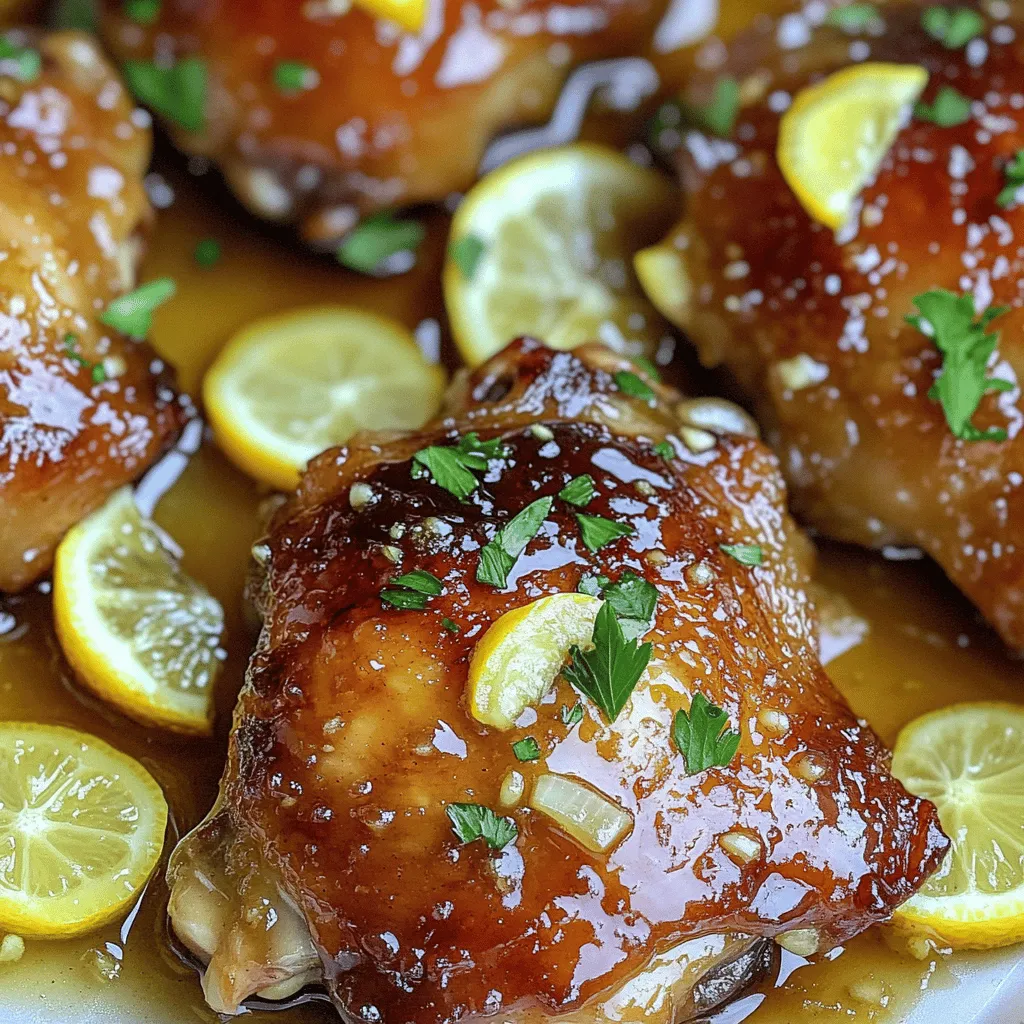 To make a great honey lemon garlic chicken recipe, you need just a few simple ingredients. This dish shines thanks to a flavorful honey garlic marinade.