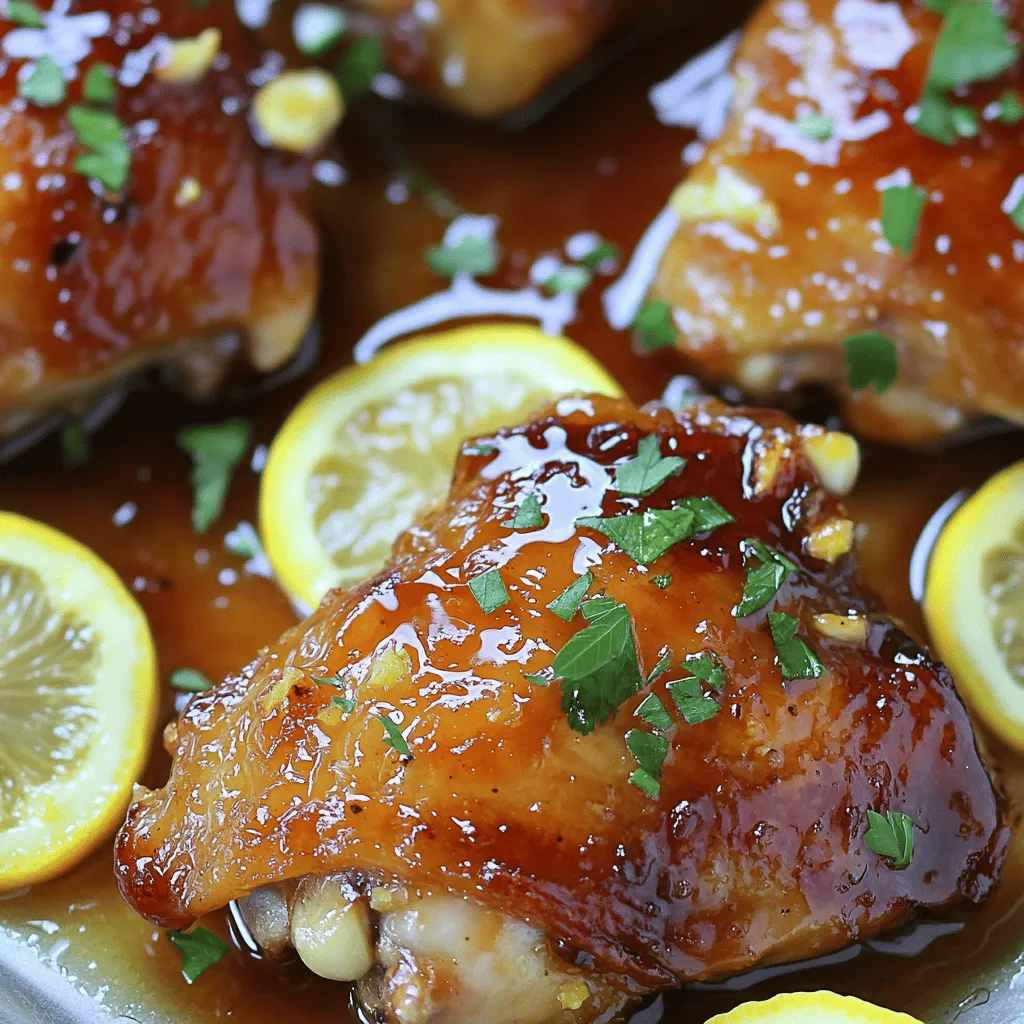 To make a great honey lemon garlic chicken recipe, you need just a few simple ingredients. This dish shines thanks to a flavorful honey garlic marinade.