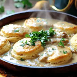 Biscuits and gravy is a beloved staple of American comfort food, cherished for its warm, hearty flavors and satisfying textures. This dish encapsulates the essence of indulgent breakfast fare, often enjoyed on lazy Sunday mornings or during family gatherings. While traditional biscuits and gravy are delicious in their own right, the Butter Swim Biscuits and Gravy Bake offers a delightful twist that elevates this classic dish to new heights.