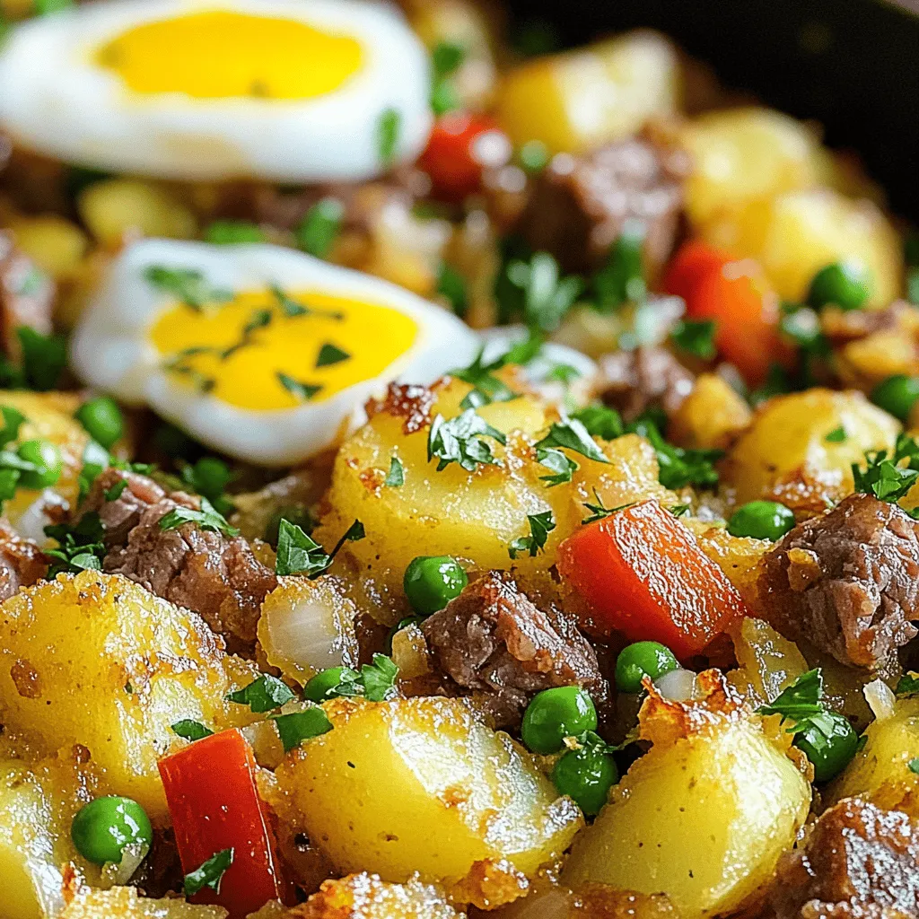 Corned beef hash has long been a beloved comfort food, cherished by many for its hearty, satisfying nature. Ideal for breakfast, brunch, or even dinner, this dish brings together the rich flavors of corned beef and the wholesome goodness of potatoes into a delightful medley. Its versatility is one of its greatest strengths; whether served as a meal on its own or as a side dish, corned beef hash can be easily adapted to fit various culinary preferences and occasions.