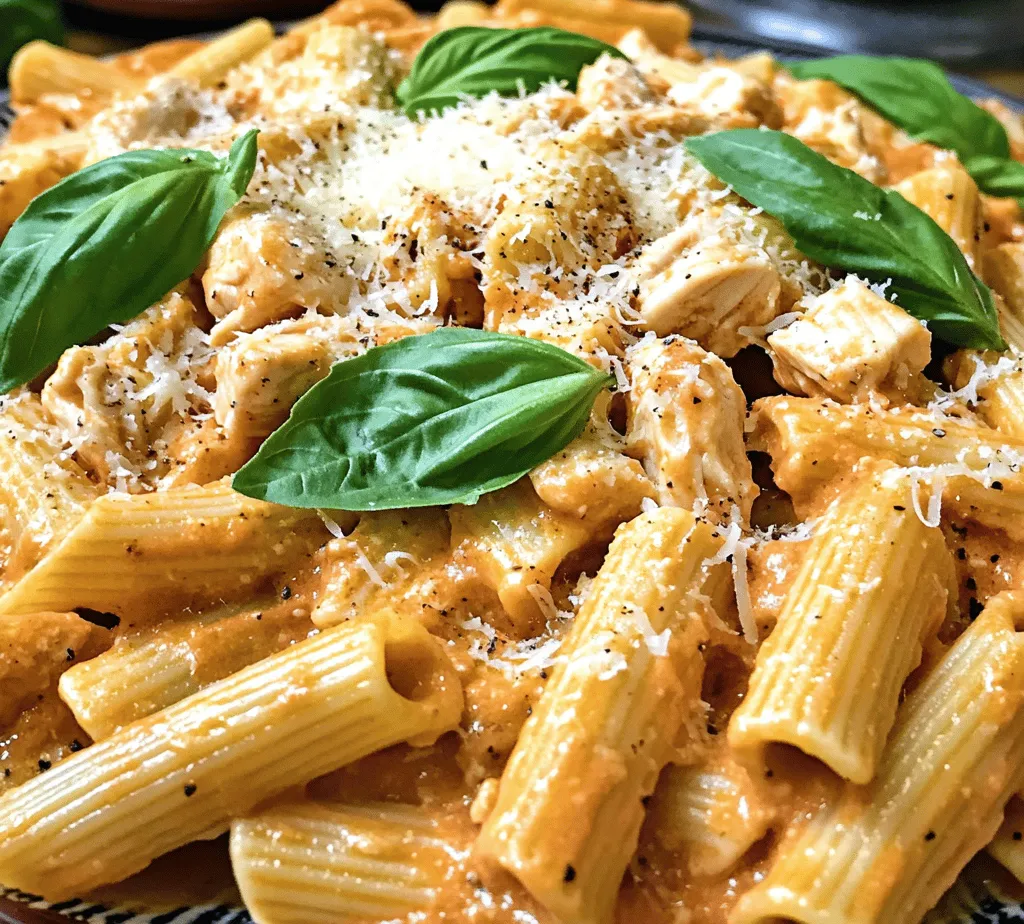 Creamy Chicken Tomato Pasta with Pesto is a dish that effortlessly combines rich, savory flavors with a refreshing twist. This delightful meal brings together tender chicken, al dente pasta, and a luscious sauce that elevates weeknight dinners and impresses guests alike. The creamy texture complements the tangy notes of crushed tomatoes while the basil pesto adds a fresh, herbaceous quality that ties all the elements together. Whether you're cooking for a busy family or hosting a gathering, this recipe is sure to please palates of all ages.