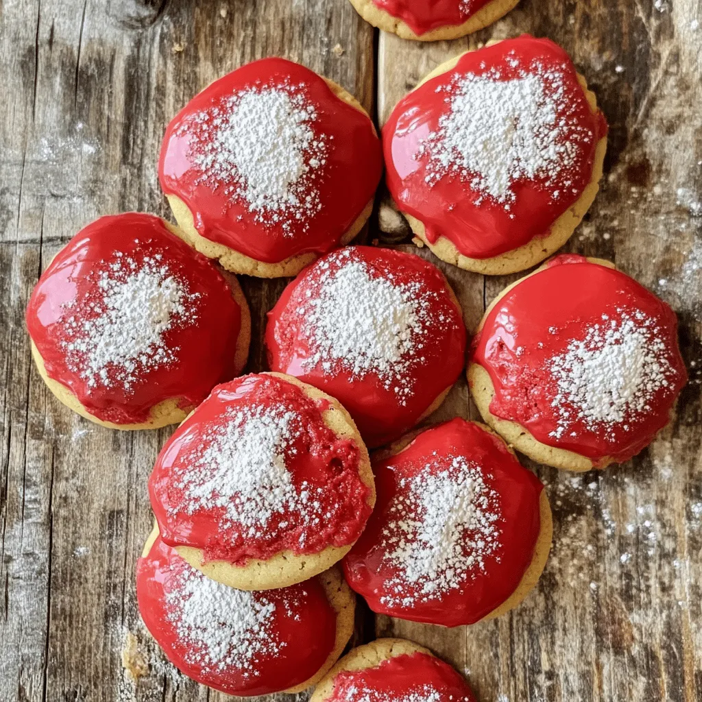 Red velvet gooey butter cookies are soft, sweet, and full of flavor. They blend the rich taste of red velvet cake with the creamy texture of butter cookies. This mix makes them truly unique.