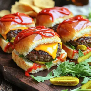 To make cheeseburger sliders, you need simple ingredients. The key is quality. Start with a pack of sweet Hawaiian rolls. These rolls give a slight sweetness that balances the savory beef. For the beef, use ground beef that is 80% lean. This ensures juicy sliders.