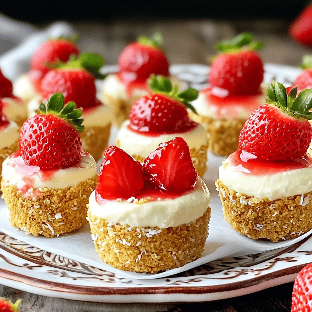 Strawberry cheesecake crunch bites are a delightful treat. They combine a sweet crunch with creamy cheesecake. Each bite is filled with fresh strawberries, making it a perfect snack. These bites are easy to make and fun to serve.