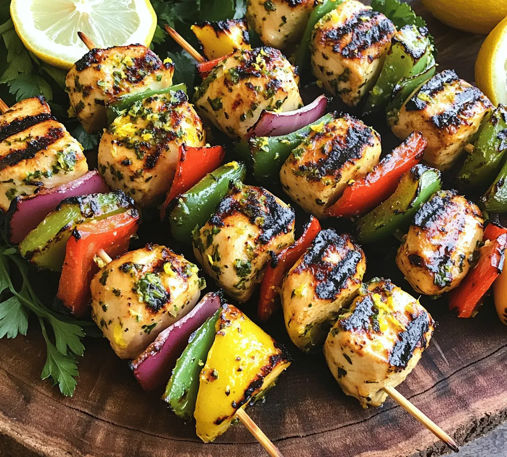 When it comes to outdoor cooking, few dishes are more appealing than grilled chicken kebabs. They are not only a delight to the taste buds but also a feast for the eyes, showcasing vibrant colors from the fresh vegetables and the succulent pieces of chicken. Zesty Grilled Lemon Garlic Chicken Kebabs stand out with their refreshing blend of flavors that combines the tartness of lemon, the pungency of garlic, and the aromatic warmth of herbs. This recipe is perfect for those warm summer days spent in the backyard, family gatherings, or even as an easy meal prep solution for the week ahead.