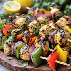 When it comes to outdoor cooking, few dishes are more appealing than grilled chicken kebabs. They are not only a delight to the taste buds but also a feast for the eyes, showcasing vibrant colors from the fresh vegetables and the succulent pieces of chicken. Zesty Grilled Lemon Garlic Chicken Kebabs stand out with their refreshing blend of flavors that combines the tartness of lemon, the pungency of garlic, and the aromatic warmth of herbs. This recipe is perfect for those warm summer days spent in the backyard, family gatherings, or even as an easy meal prep solution for the week ahead.