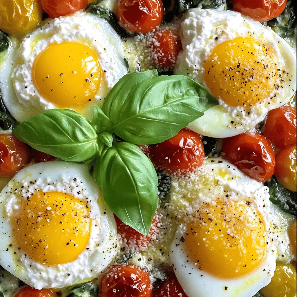 Italian baked eggs are a delightful dish that combines eggs with fresh ingredients. This recipe often features tomatoes, cheese, and herbs. The dish is baked in the oven until the eggs are just right. The result is a warm and cozy meal perfect for any time of day.