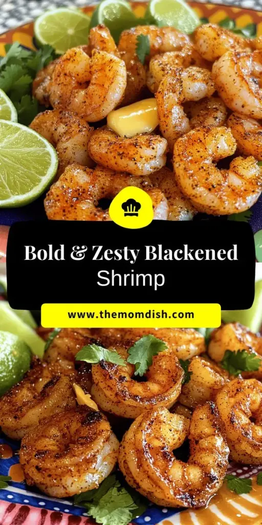 Satisfy your craving for bold flavors with this Savory Blackened Shrimp recipe that's ready in just 20 minutes! Packed with a perfect blend of spices, this dish is ideal for both beginners and seasoned cooks. Discover helpful cooking tips, tasty variations like tacos and pasta, and healthy serving ideas. Don't wait to impress your family and friends—click through to explore the full recipe and turn your meal into a flavor-packed experience!