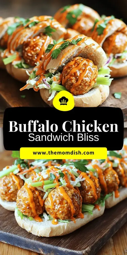 Dive into the delicious world of Buffalo Chicken Meatball Sandwiches with Celery Slaw! This mouthwatering recipe combines spicy buffalo chicken meatballs and crunchy celery slaw, nestled in whole wheat rolls for a hearty meal. Perfect for game days or family dinners, it's a healthier twist on classic comfort food without sacrificing flavor. Click through to explore step-by-step instructions and tips to create your own flavorful delight that everyone will love!