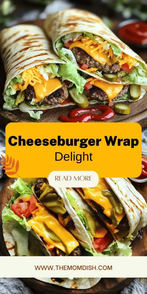 Craving a quick and tasty meal? Try making grilled cheeseburger wraps! This fun recipe combines juicy beef patties with melty cheese and fresh toppings, all wrapped in a soft tortilla. It's perfect for lunch, dinner, or gatherings. Learn the simple steps to create these delicious wraps and explore variations like bacon or healthy swaps. Click through to discover the full recipe and wow your family and friends with this irresistible meal idea!