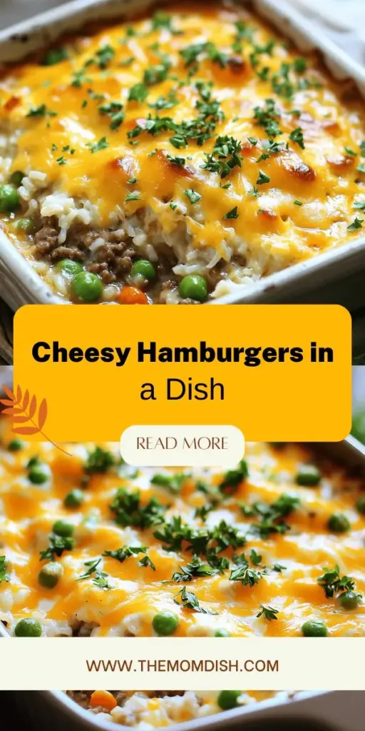 Looking for a heartwarming meal that the whole family will love? Try this cheesy hamburger rice casserole! With tender ground beef, creamy cheese, and fluffy rice, this comforting classic is easy to prepare and perfect for busy weeknights or cozy gatherings. Customize it with your favorite vegetables and spices for an extra personal touch. Click through to explore the recipe and bring this delightful dish to your dining table today!