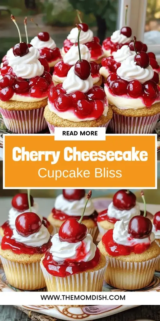 Indulge in the deliciousness of Cherry Cheesecake Cupcakes with this easy recipe that’s perfect for all skill levels. Featuring a creamy filling, a delightful graham cracker crust, and topped with cherry pie filling, these treats are sure to impress! Discover step-by-step instructions, fun variations, and decoration tips to elevate your baking game. Click through and explore these delightful recipes that will bring joy to any occasion!