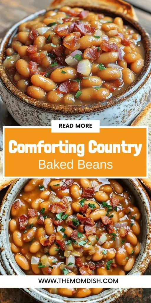 Craving the ultimate comfort food? Discover how to make Simple Country Baked Beans with this easy recipe! Packed with delicious flavors from navy beans, bacon, and a blend of savory spices, this dish is perfect for family dinners or potlucks. Whether you like it sweet or spicy, there’s a variation for everyone. Click through to explore the full recipe and elevate your comfort food game today!