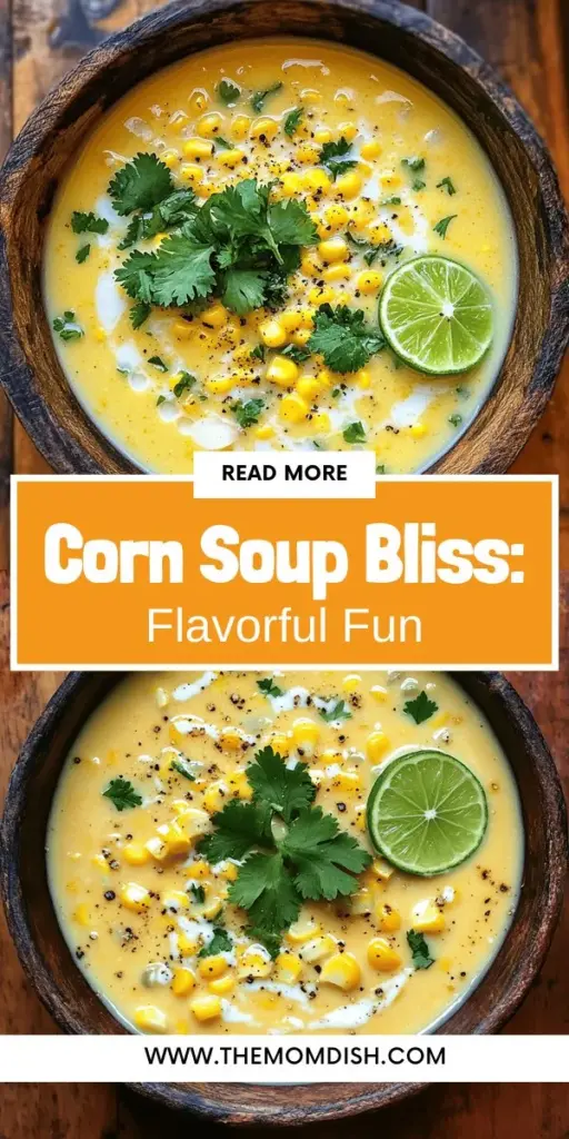 Discover the delightful world of corn soup with our creamy and flavorful recipes! From spicy variations to vegan options, this blog has everything you need to craft the perfect bowl. Learn essential cooking tips, essential ingredients, and creative serving ideas that will make your corn soup shine. Ready to impress your taste buds? Click through to explore these scrumptious recipes and elevate your cooking game today!