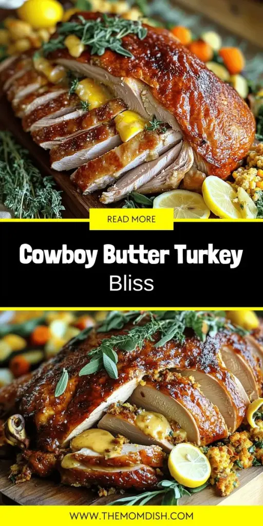 Elevate your holiday feast with this irresistible Cowboy Butter Turkey recipe! Perfectly moist and bursting with flavor, this turkey is infused with a rich cowboy butter made from a medley of spices and fresh herbs. Say goodbye to dry turkey and hello to a culinary masterpiece that will impress family and friends alike. Ready to create unforgettable holiday memories? Click to explore the full recipe and make your dinner truly special!