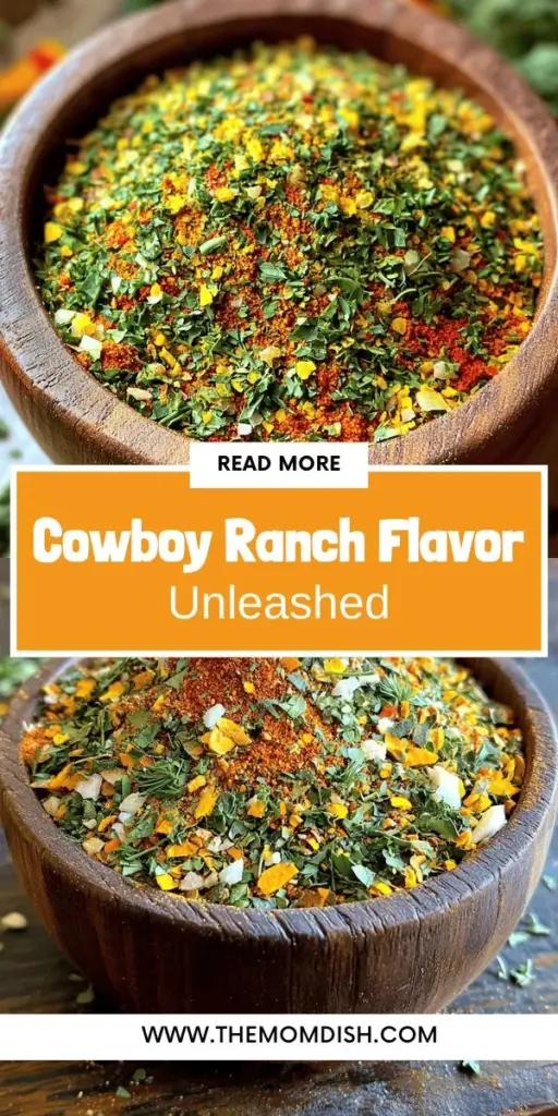 Discover the bold flavors of the American West with Cowboy Ranch Seasoning, a versatile blend that transforms any dish into a culinary masterpiece. Perfect for meats, veggies, and even popcorn, this homemade seasoning adds a delightful kick to your meals. Learn how to make your own mix, explore its rich history, and find innovative ways to use it in your cooking. Click through for easy recipes and tips that will elevate your kitchen adventures!