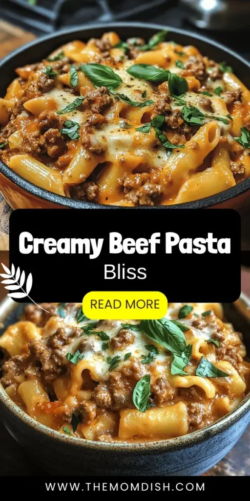 Discover the ultimate comfort food with our High Protein Creamy Beef Pasta recipe! Packed with tender beef and a rich, creamy sauce, this dish is not only delicious but also nutritious. Perfect for a family dinner or meal prep, it combines protein and flavor in every bite. Make your weeknight meals special with this easy-to-follow recipe that everyone will love. Pin it now and indulge in a delightful culinary experience!