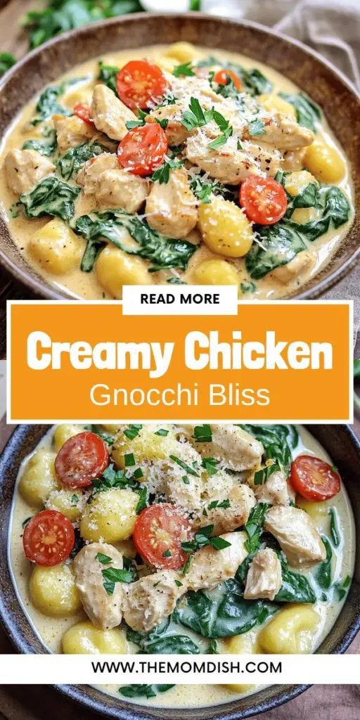 Discover the ultimate comfort food with this creamy chicken and gnocchi recipe! Perfect for family dinners or cozy nights at home, this dish brings together tender chicken, fluffy gnocchi, and a rich cream sauce that’s irresistibly delicious. With simple ingredients and easy steps, even novice cooks can impress with this satisfying meal. Click through to explore how to make this creamy delight and turn your dinner into a memorable experience!