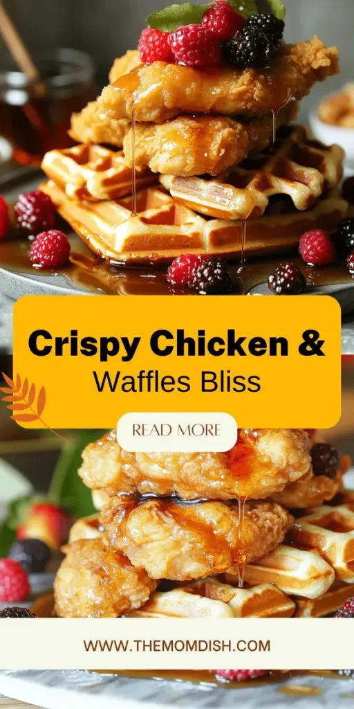 Savor the ultimate comfort food with this mouthwatering chicken and waffles recipe! Discover how to create the perfect crispy chicken paired with fluffy waffles that drench in maple syrup for a delightful sweet and savory experience. This simple and easy dish is not just a meal; it's an experience full of rich history and unique variations. Click through to explore the full recipe and elevate your brunch game today!