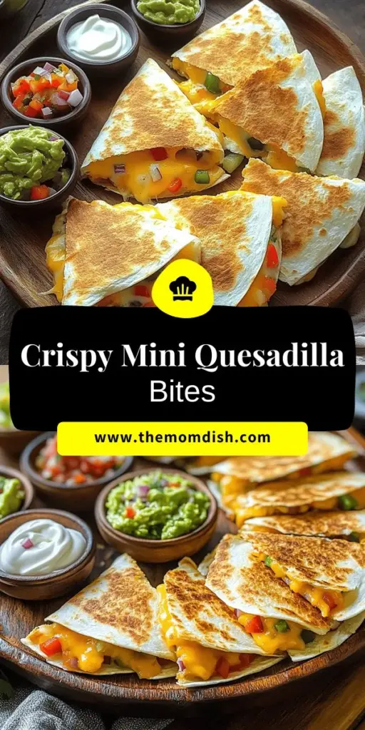 Craving a quick and delicious snack? Discover how to make Crispy Mini Cheese Quesadillas that are sure to please everyone, especially kids! This easy recipe guides you in selecting the perfect ingredients, from mixing cheeses to adding unique fillings like veggies or protein. Learn cooking tips and discover flavorful dipping sauces to elevate your treat. Click through to explore these tasty quesadillas and create your own cheesy masterpieces!