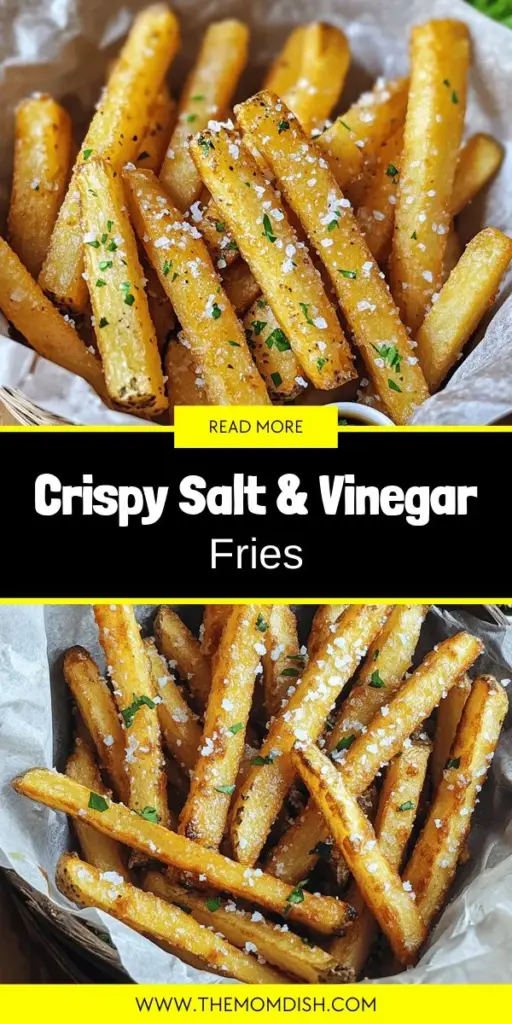 Satisfy your cravings with this Crispy Air Fryer Salt and Vinegar French Fries recipe! Discover how to choose the best russet potatoes, soak them for the ultimate tangy flavor, and achieve the perfect crispiness in your air fryer. Whether you're snacking or serving alongside your favorite meals, these fries are sure to impress. Click through to explore the mouthwatering recipe and elevate your fry game today!