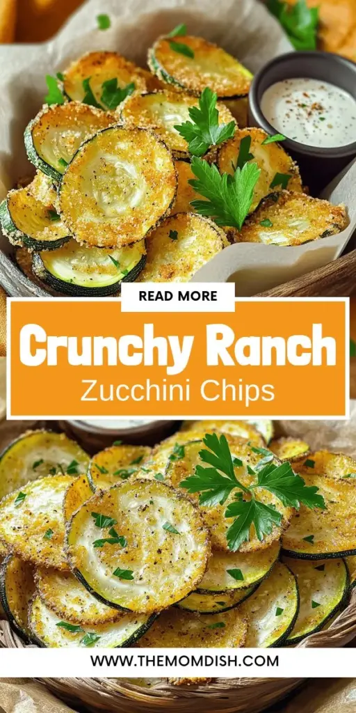 Satisfy your snack cravings with delicious Ranch Zucchini Chips, a healthy alternative that offers a crunchy texture and burst of flavor without the guilt. Packed with vitamins and low in calories, these easy-to-make chips are perfect for dipping or enjoying on their own. Discover how simple ingredients transform into a nutritious treat in our full recipe. Click through to explore the step-by-step instructions and elevate your snacking game today!