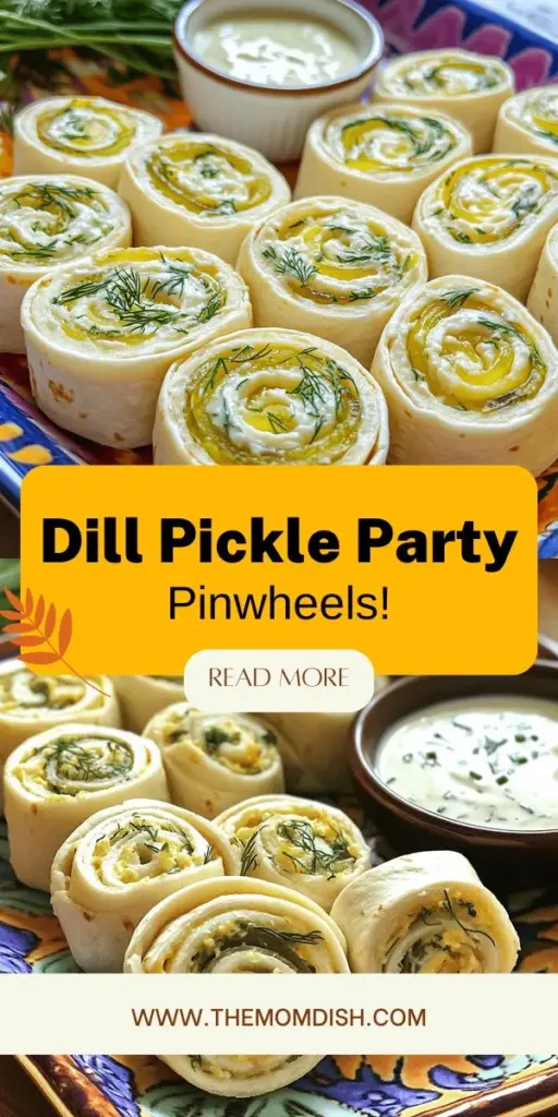 Elevate your next gathering with delicious Dill Pickle Pinwheels, the ultimate party treat! This easy-to-make appetizer combines creamy cream cheese, zesty ranch seasoning, and crunchy dill pickles, all wrapped in a tortilla for a flavor explosion. Perfect for any occasion, these bite-sized delights can be customized to suit any dietary need. Click through to find the full recipe and impress your guests with this irresistible snack!