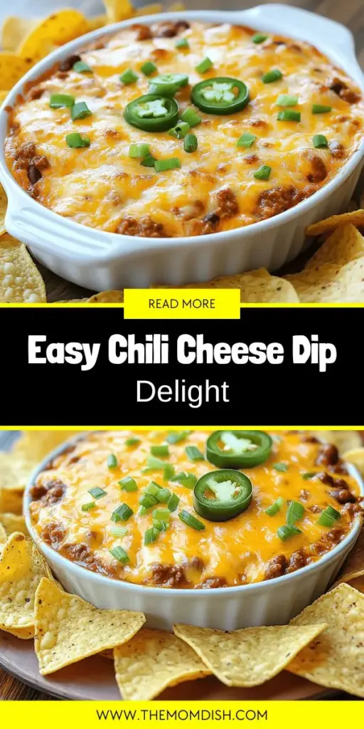 Elevate your snacking game with this easy chili cheese dip recipe that’s sure to impress at any gathering! Packed with creamy goodness and flavor, this versatile dip can be customized to fit any crowd, whether you prefer it spicy or mild. Perfect for parties, game days, or cozy nights in, discover how simple ingredients can create a delicious appetizer that everyone will love. Click through for the full recipe and start dipping today!