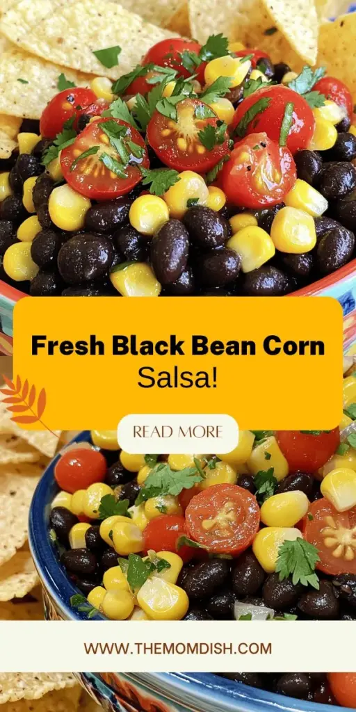 Looking for a fresh and flavorful dish? This Black Bean and Corn Salsa recipe is quick to whip up and will leave everyone wanting more! Packed with protein-rich black beans, sweet corn, and vibrant veggies, it's perfect as a dip or a topping for tacos, grilled chicken, and more. Discover how to mix the essential ingredients, explore delicious variations, and enjoy the healthy benefits. Click through to make this tasty salsa today!