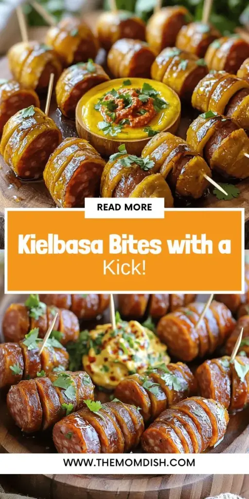 Delight your guests with Chipotle Aioli Hasselback Kielbasa Bites, a flavorful appetizer that's perfect for any gathering! This simple recipe combines juicy kielbasa with a spicy chipotle aioli, enhancing every bite with rich flavors. The eye-catching Hasselback technique makes it visually stunning too. Ready to impress? Click through for the full recipe and discover how easy it is to create this crowd-pleaser at your next event!