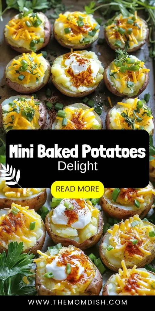 If you're looking for a delicious and easy dish, mini baked potatoes are the perfect choice! These bite-sized wonders are crispy on the outside and fluffy on the inside, making them a hit for any occasion. Discover a variety of tasty topping ideas and learn how to prepare them effortlessly at home. Click through to explore the full recipe and unleash your culinary creativity with mini baked potatoes that everyone will love!