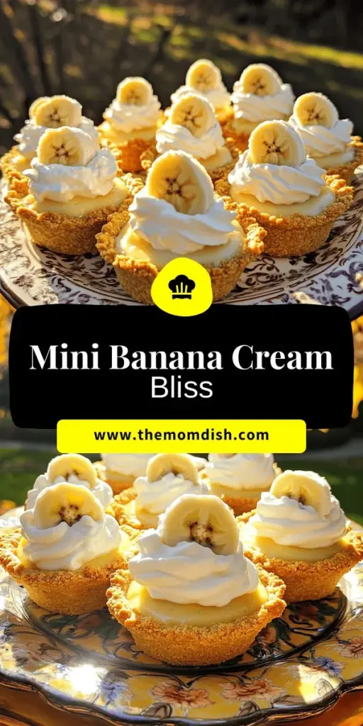 Indulge in the creamy goodness of mini banana cream pies with this delightful and easy recipe! Learn how to make these tasty treats using simple ingredients like graham cracker crumbs, ripe bananas, and whipped cream. Perfect for parties or family fun, these mini desserts are sure to impress everyone. Ready to create something delicious? Click to explore the full recipe and unleash your baking skills today!