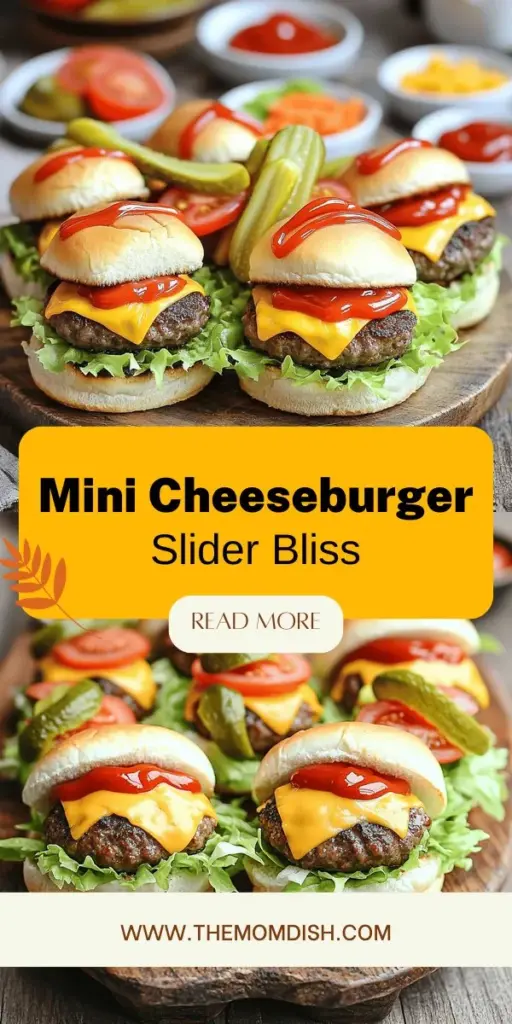 Get ready to wow your guests with mini cheeseburger sliders, the ultimate party treat! These bite-sized burgers are easy to make and perfect for sharing. Explore our delicious recipe that features juicy beef patties, your choice of cheese, and endless topping options for customization. Whether hosting a casual get-together or a festive gathering, these sliders will be a hit. Click through to discover how to create mini cheeseburger sliders that everyone will love!