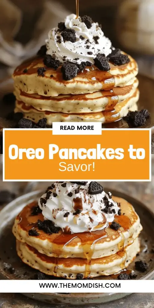 Indulge in a breakfast treat like no other with this delicious Oreo pancakes recipe! These fluffy and flavorful pancakes combine the fun of classic pancakes with the sweet crunch of Oreo cookies, perfect for any occasion. Learn the secrets to make them light and airy, and get creative with toppings like whipped cream and chocolate syrup. Click to explore the full recipe and make your mornings extra special with these delightful Oreo pancakes!