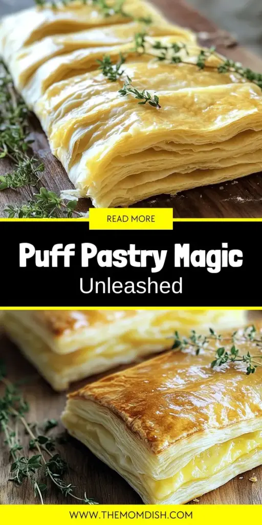 Unlock the secret to delicious meals with this easy guide to puff pastry dough! Learn how to create flaky layers and explore endless sweet and savory recipes, from appetizers to desserts. Perfect for beginners and seasoned cooks alike, this guide offers tips to avoid common mistakes and variations for dietary needs. Ready to elevate your dishes? Click through to discover all the mouthwatering recipes and tips!