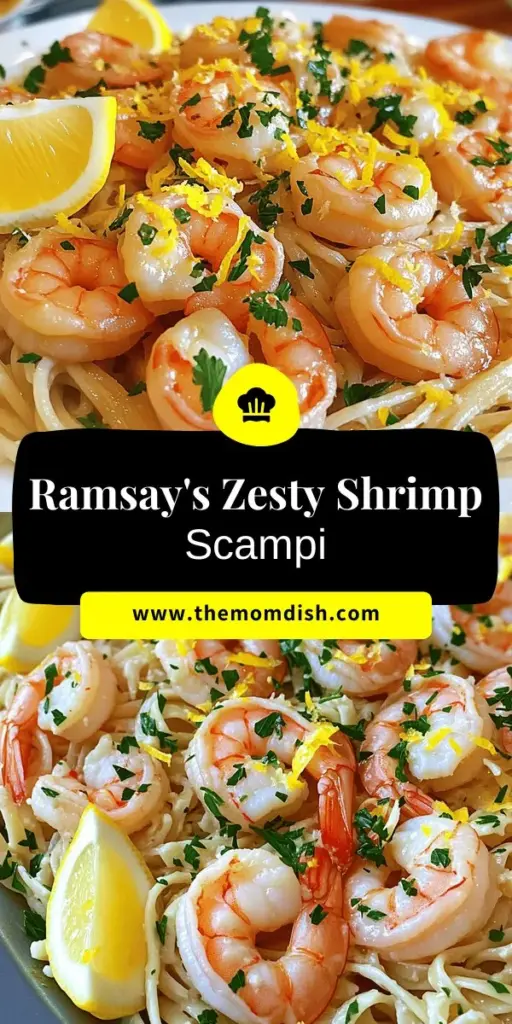 Elevate your dinner with Gordon Ramsay's shrimp scampi, a flavorful dish that melts in your mouth. This recipe combines juicy shrimp, zesty lemon, and fragrant garlic to create a taste sensation you'll love. Perfect for busy nights yet elegant enough for special occasions, it's a must-try! Discover the secrets behind Ramsay's cooking style and the step-by-step guide to creating this delightful dinner at home. Click through for the full recipe and impress your family and friends!